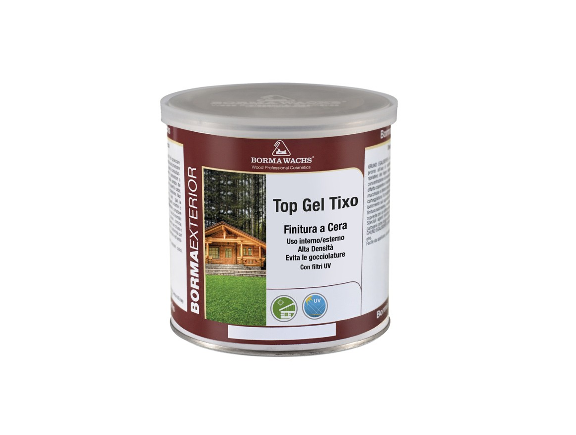 Borma Wachs Imprägnierung TOP GEL TIXO Finish Wachs 750 ml Innen Außen