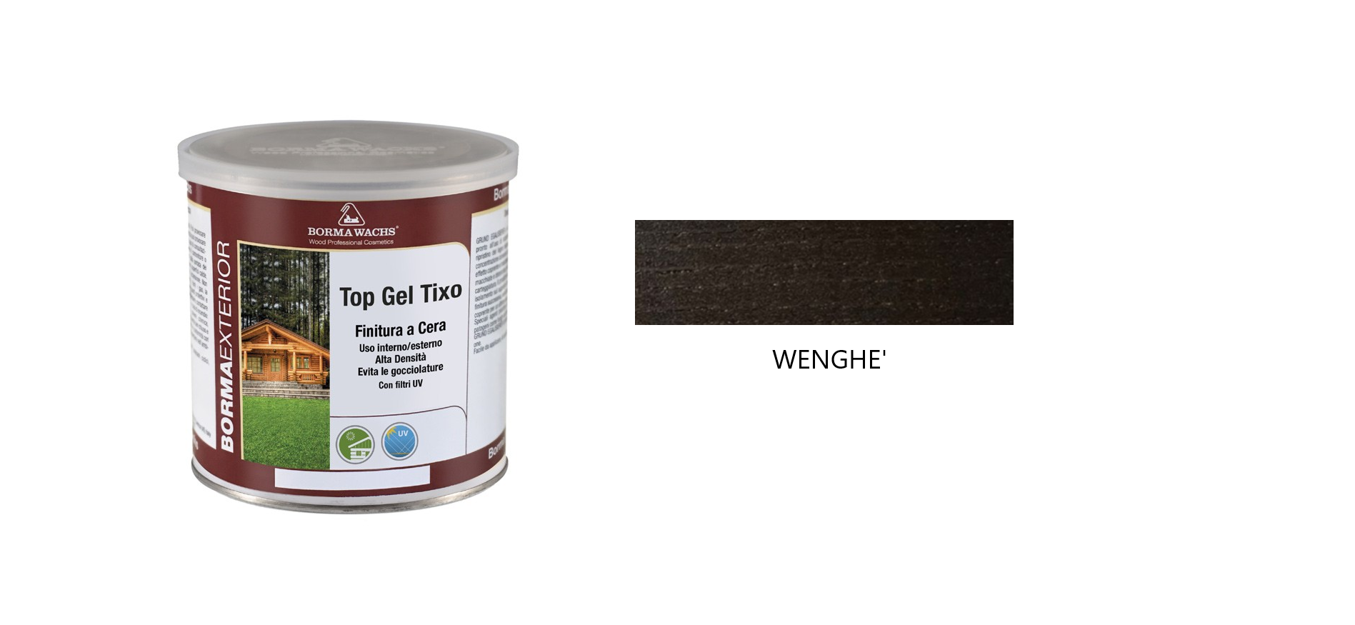 Borma Wachs Imprägnierung TOP GEL TIXO Finish Wachs 750 ml Innen Außen