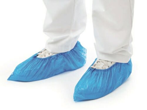 BLAUER rutschfester Einweg-Schuhüberzug 100PZ