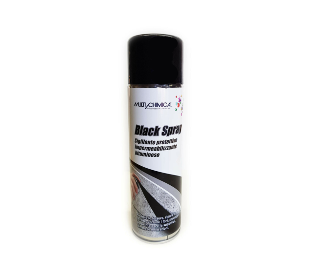 Catramina Spray Sigillante impermeabilizzante Protettivo Spray Bituminoso Black Spray Multichimica