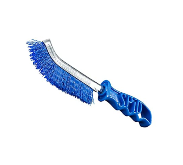 Sit Tecnospazzole a Mano Spazzola Per Pulizia Spazzola metallica alluminio nylon curva