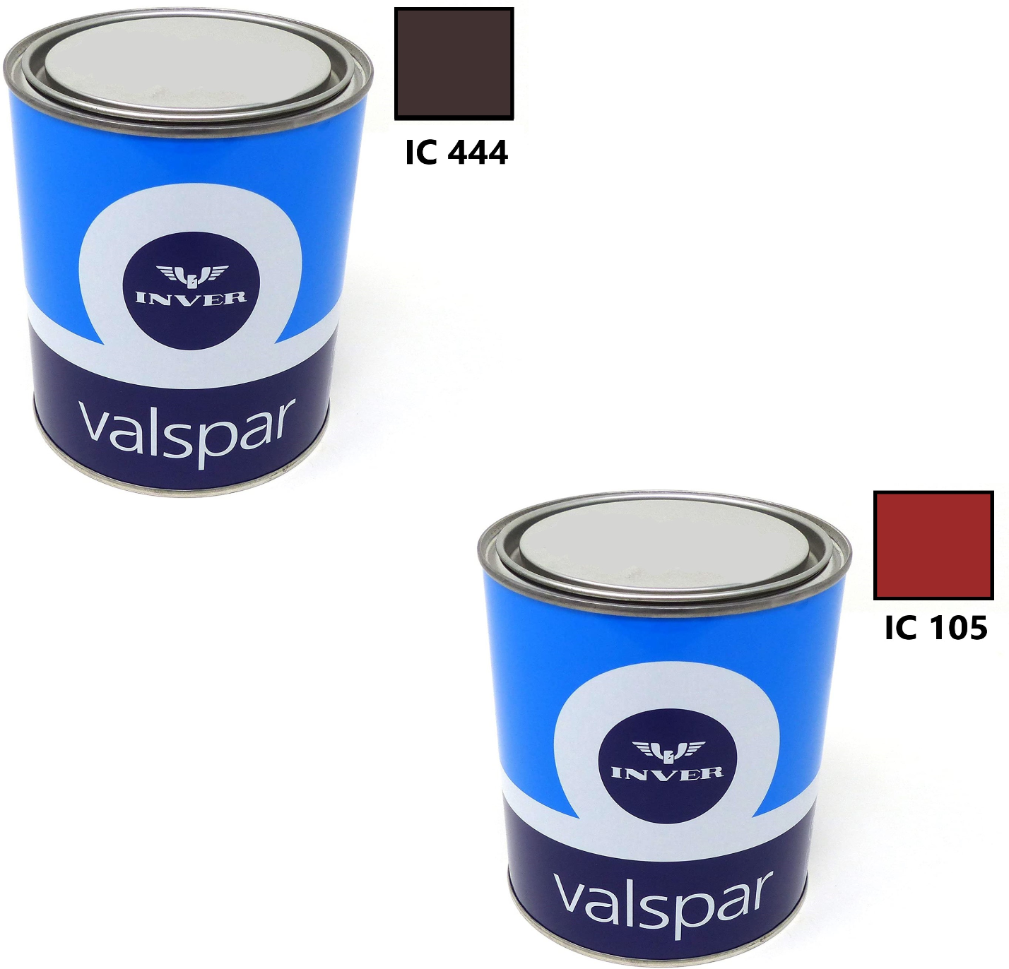 Émail à séchage rapide 1 kg Monocomposant Gris IC 444 Rouge IC 105 Châssis