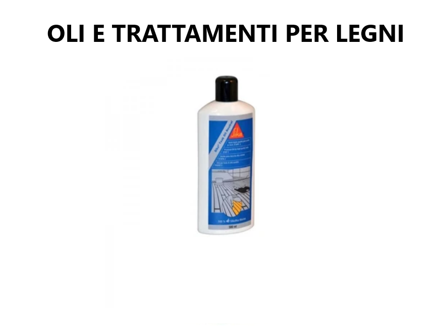 Oli e protezione legno