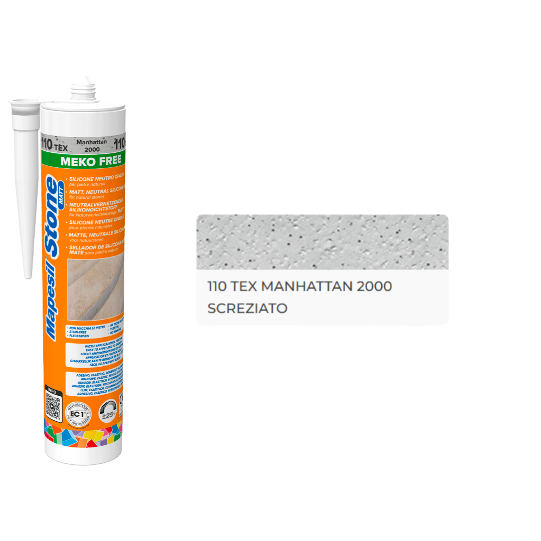 Mapei Mapesil Stone Matt Neutraler matter Silikondichtstoff für Stein und Marmor 300 ml