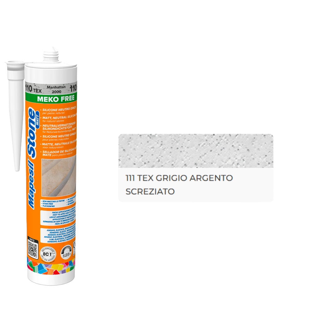 Mapei Mapesil Stone Matt Neutraler matter Silikondichtstoff für Stein und Marmor 300 ml