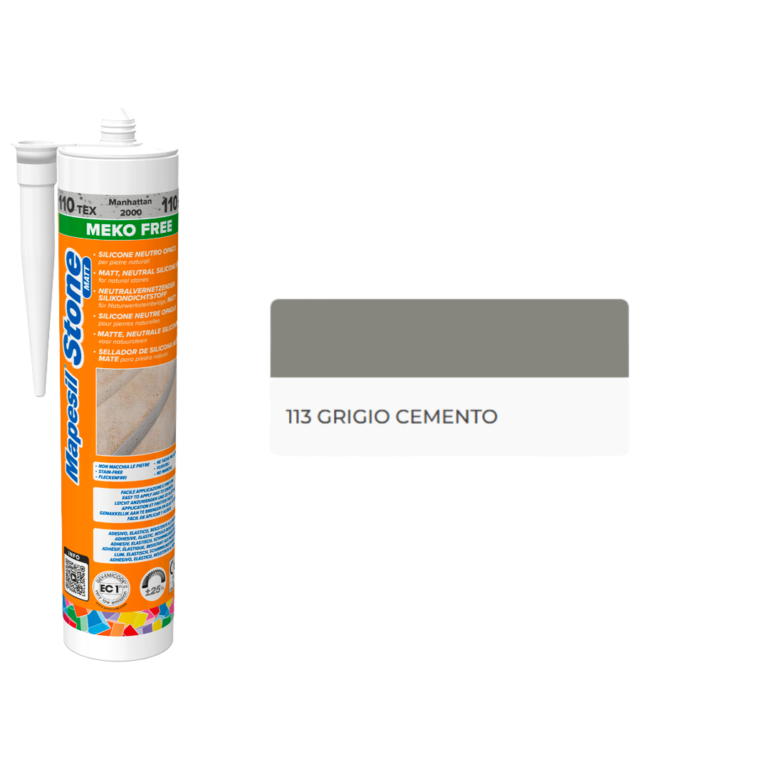 Mapei Mapesil Stone Matt Neutraler matter Silikondichtstoff für Stein und Marmor 300 ml
