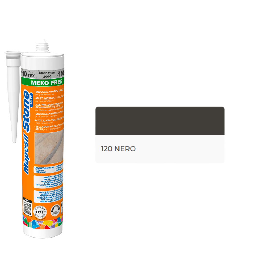 Mapei Mapesil Stone Matt Neutraler matter Silikondichtstoff für Stein und Marmor 300 ml