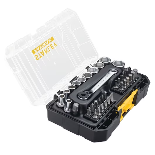 Stanley FATMAX Set Bussole e punte 37 Pezzi 1/4mm