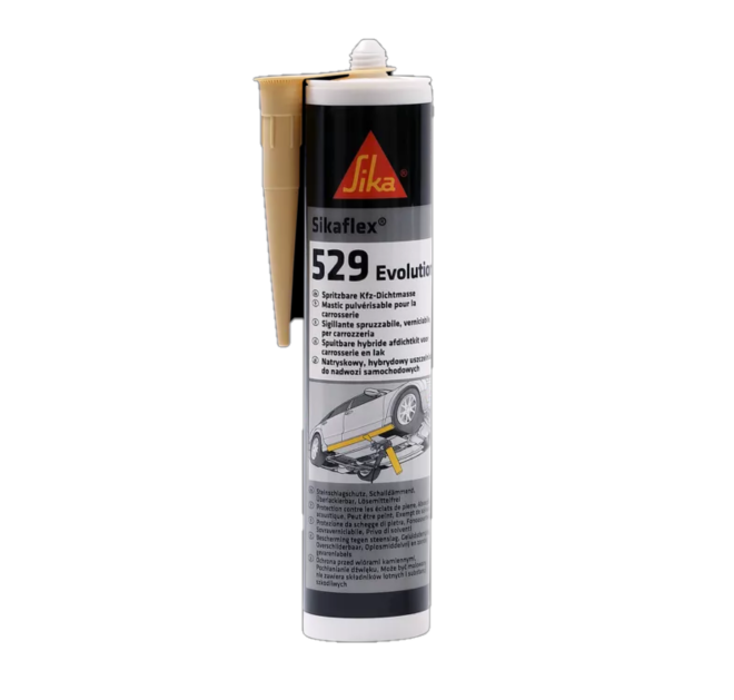 SikaFlex 529 EVOLUTION Spray Sealant for Bodywork 300ml Ochre