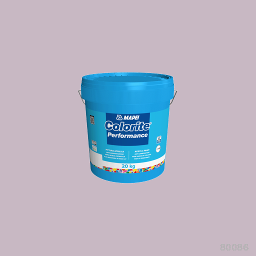 Mapei Colorite Performance Water-Resistant Acrylic Paint for Exterior and Interior Use 20kg 5kg