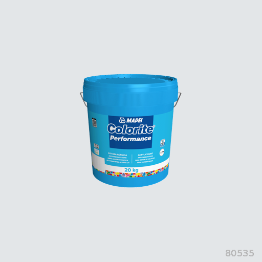 Mapei Colorite Performance Water-Resistant Acrylic Paint for Exterior and Interior Use 20kg 5kg