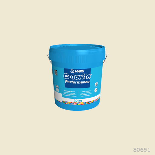 Mapei Colorite Performance Water-Resistant Acrylic Paint for Exterior and Interior Use 20kg 5kg