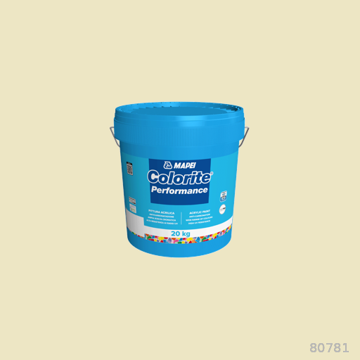 Mapei Colorite Performance Water-Resistant Acrylic Paint for Exterior and Interior Use 20kg 5kg