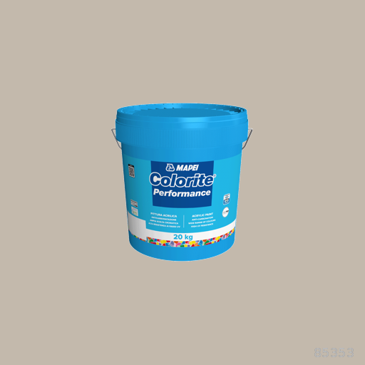 Mapei Colorite Performance Water-Resistant Acrylic Paint for Exterior and Interior Use 20kg 5kg