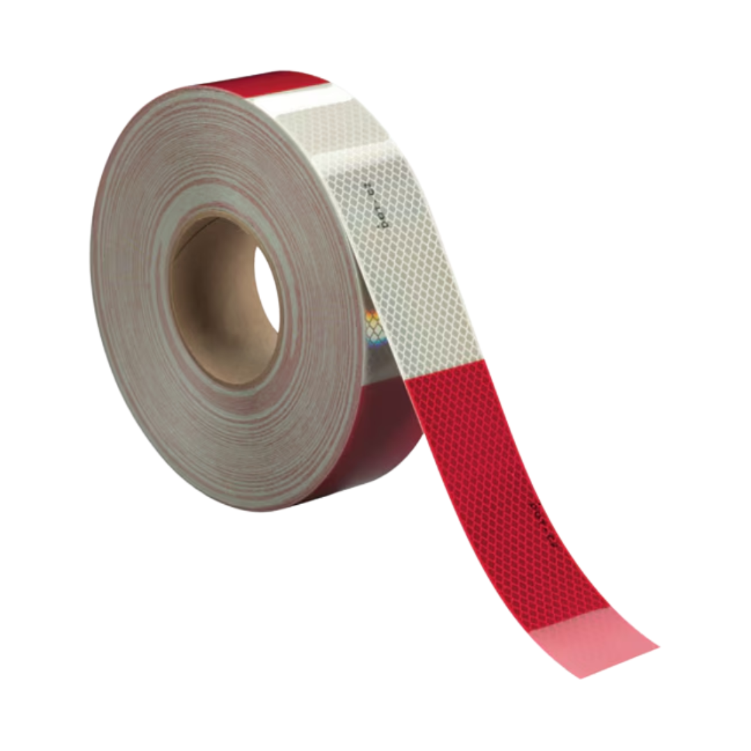 3M Diamond Grade 983-10 ECE 104 Retroreflective Tape Red White and Orange