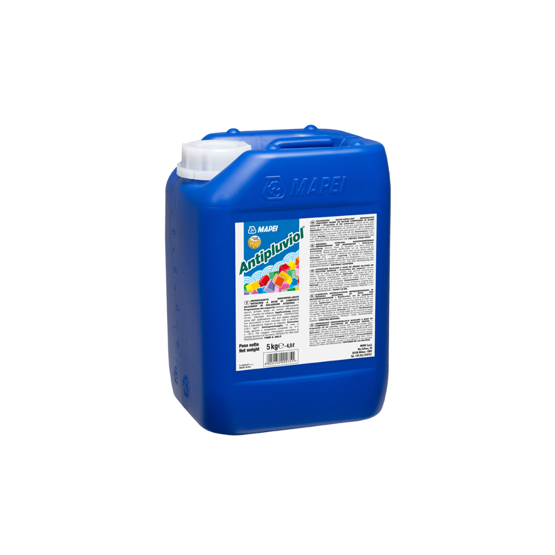 Mapei Antipluviol Impregnante Idrorepellente a Base di Silani e Silossani in Soluzione Acquosa 5KG