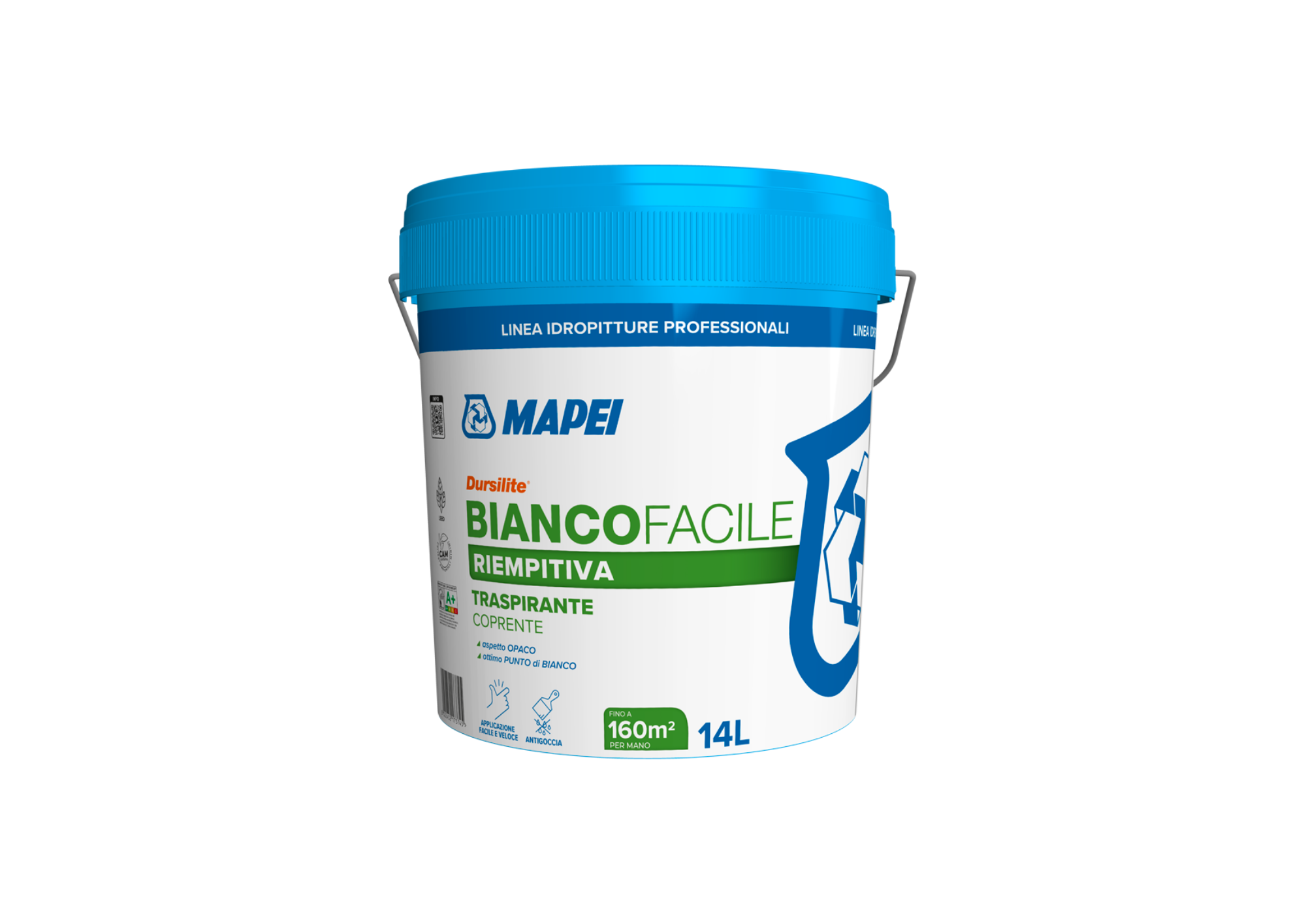 Mapei Dursilite Bianco Einfach Weiße Innenfarbe 14L 4L