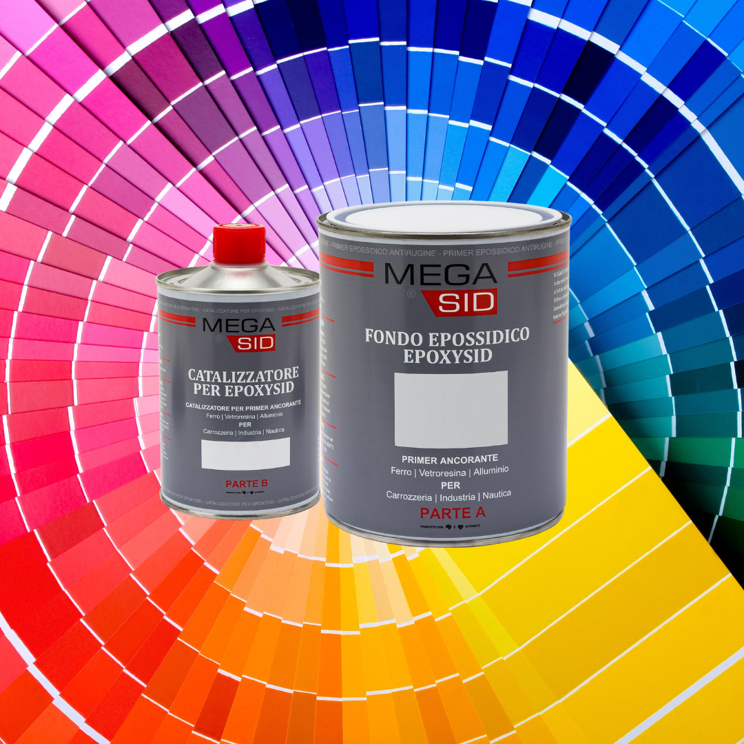 Imprimación Epoxi 2K GRIS 7035 + Catalizador para Hierro Aluminio Fibra de Vidrio 1.3KG +270GR