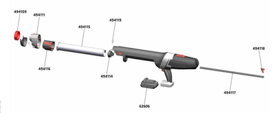 Spare parts Sika Extruder Gun for PowerCure 600 Dispencer Original spare parts