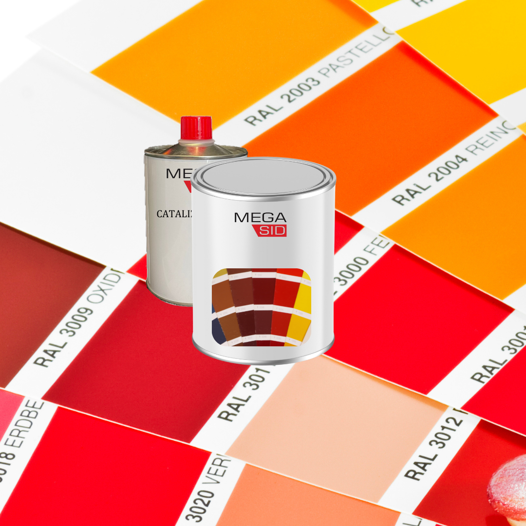 2K Two-component Epoxy Enamel 1KG Glossy Or Matt All RAL available