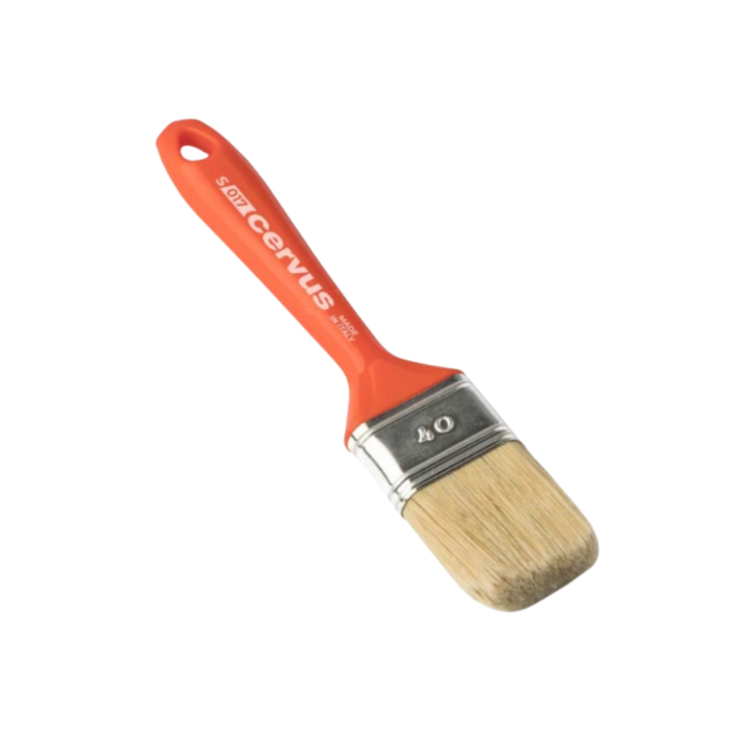 Pennellessa Serie 017 Fibra Sintetica e Setola Bionda Manico in Plastica 6 Misure