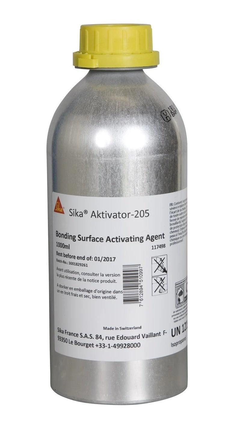 Sika Aktivator Cleaner 205 Nettoyant activateur sikaflex 250ml - 1LT - 5LT