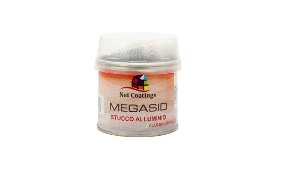 Megasid Aluminum Base Stucco for Aluminum Repairs 250gr + CATALYST