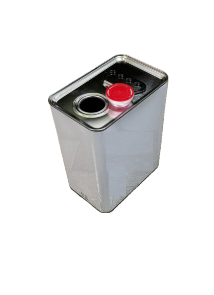 Leere Eisenblechdosen für Eimer und Fässer mit Lösungsmittel- und Wasserfarben, 22 l, 5 l, 1 l