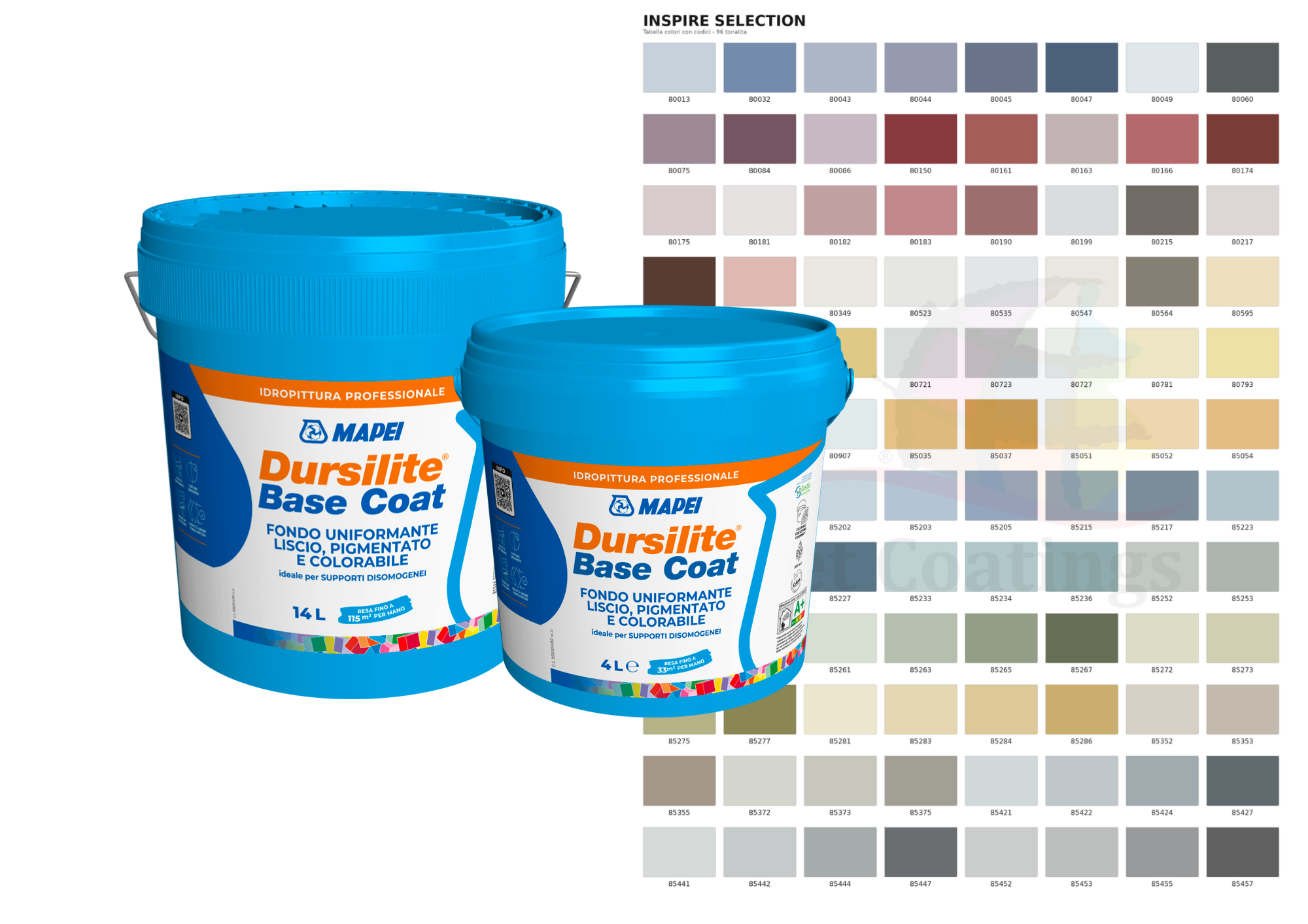 Mapei Dursilite Base Coat Getönte Acryl-Grundierung 4L 14L