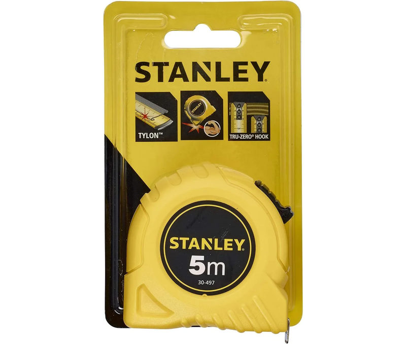 Mètre ruban Stanley 5 mètres 19 mm 0-30-497