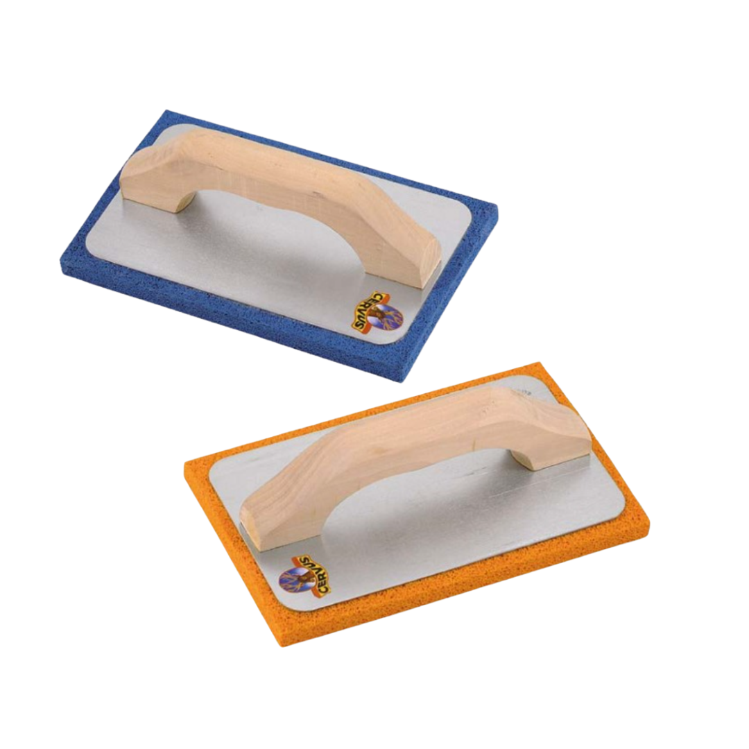 Frattone Gomma Spugna Professionale Mousse Espansa Manico in Legno Supporto Alluminio