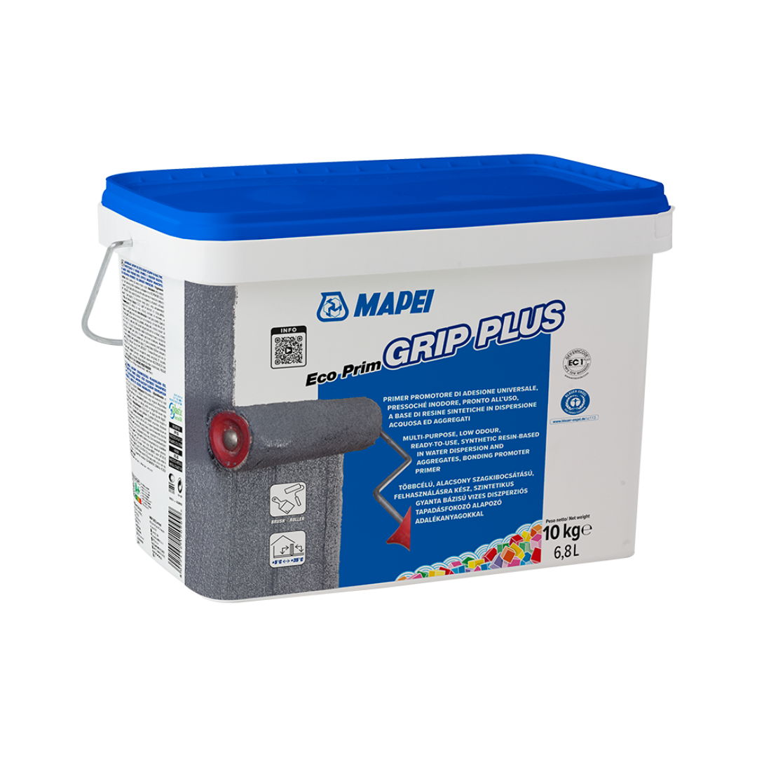 Mapei Eco Prim Grip Plus Primer Aggrappante Universale per Piastrelle e Supporti Lisci