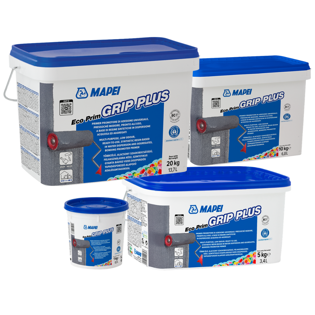 Mapei Eco Prim Grip Plus Primer Aggrappante Universale per Piastrelle e Supporti Lisci