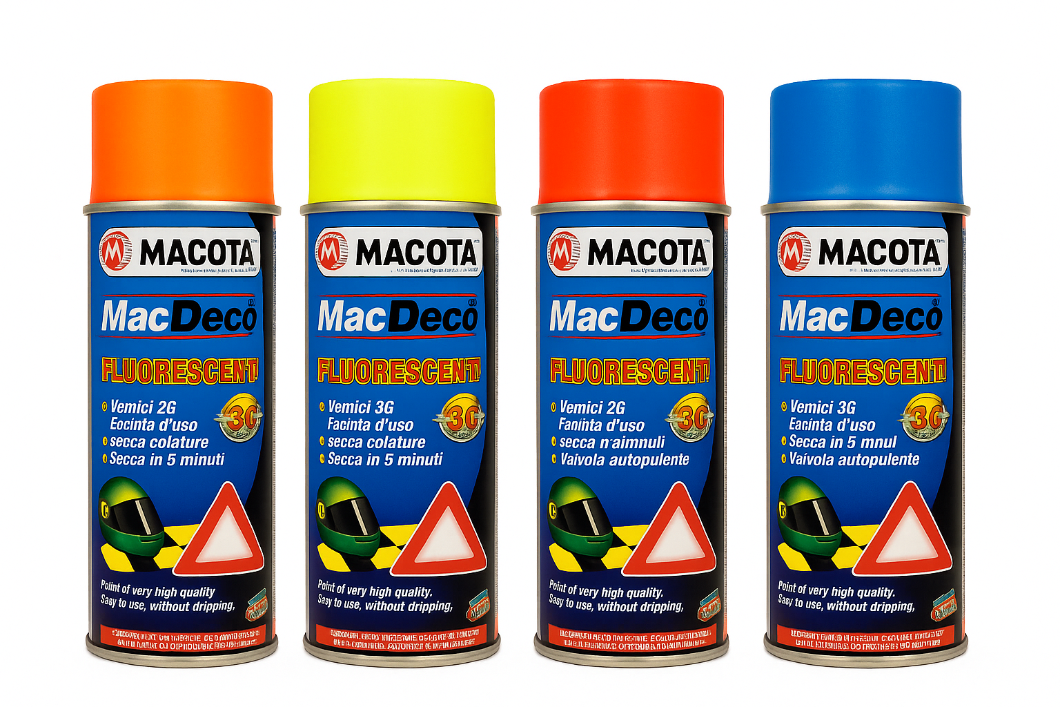 Macota Macdecò Vernis Spray Fluorescent