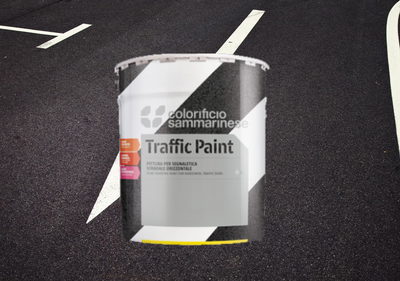 Peinture de séparation de circulation Émail pour marquage routier Blanc et Jaune EXTRA