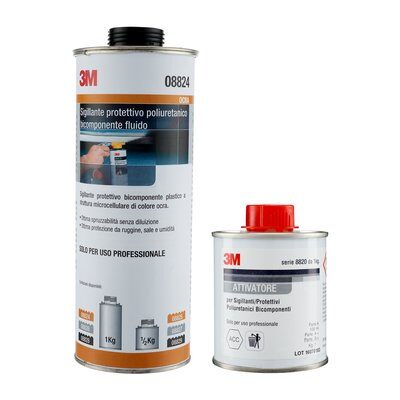 3M Two-component polyurethane protective sealant ocher 1 kg anti-noise 08824