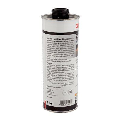 3M Antirombo Sigillante protettivo poliuretanico bicomponente nero  1 kg 08828