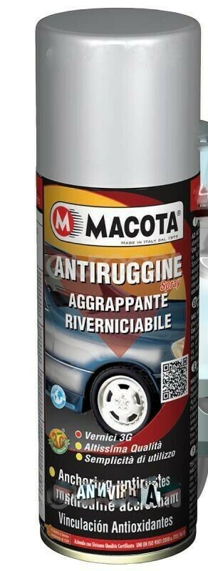 Macota Vernice Spray Antiruggine Fondo Aggrappante Bomboletta Spray