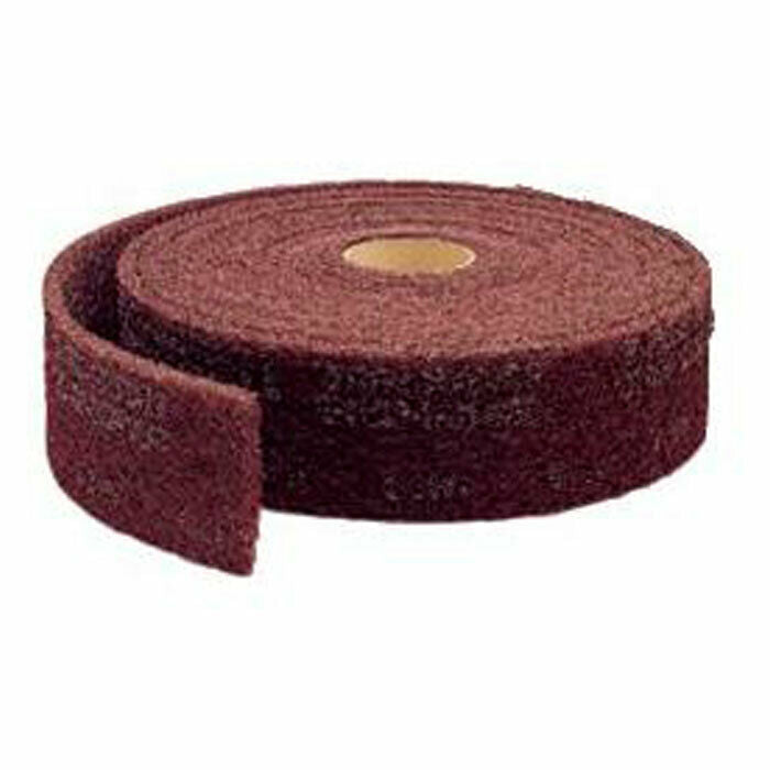 Rotolo Paglietta Abrasiva Fibral Rosso Grigio Abrasivo 115mmX10m