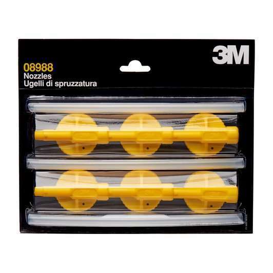 3M 08988 Kit 6 Ugelli Ricambio Per Pistola sottoscocca 08987 Antirombo Auto