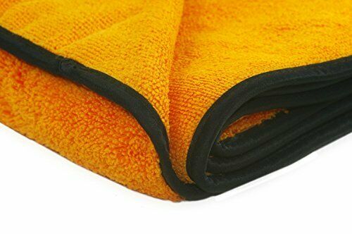 Super Absorbent Microfiber Cloth 37x44cm Orange Gray
