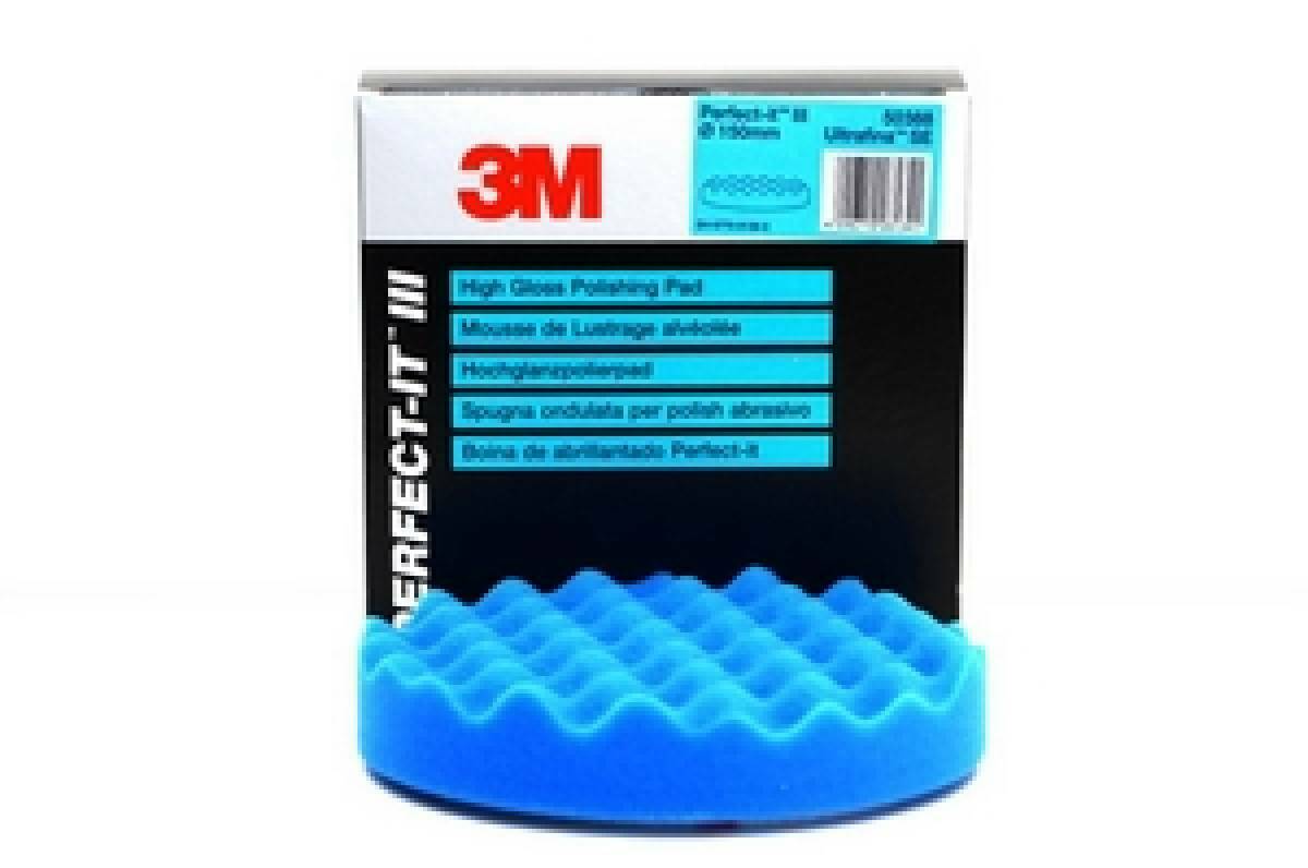 3M 50388 PERFECT - IT III ESPONJA CORRUGADA PARA PULIDOR ABRASIVO 150 2 PIEZAS