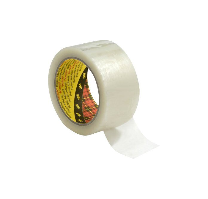 Scotch Nastro Da Imballaggio Commerciale, Trasparente, 1,9 Cm X 54,6 Yard, 4 Rotoli, Adesivo Hot Melt, Resistente, Per Spedizioni E Pacchi