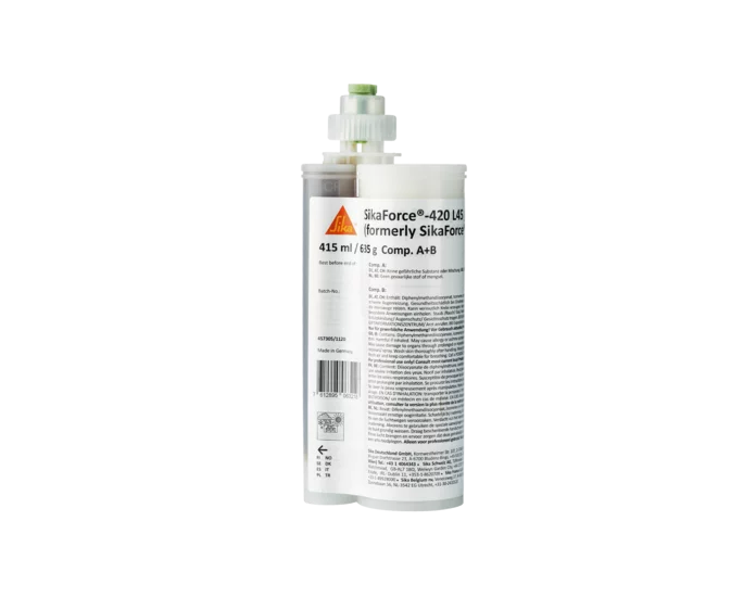 SikaForce 420 L45 (A + B) Thixotropic adhesive for assembly 415ml