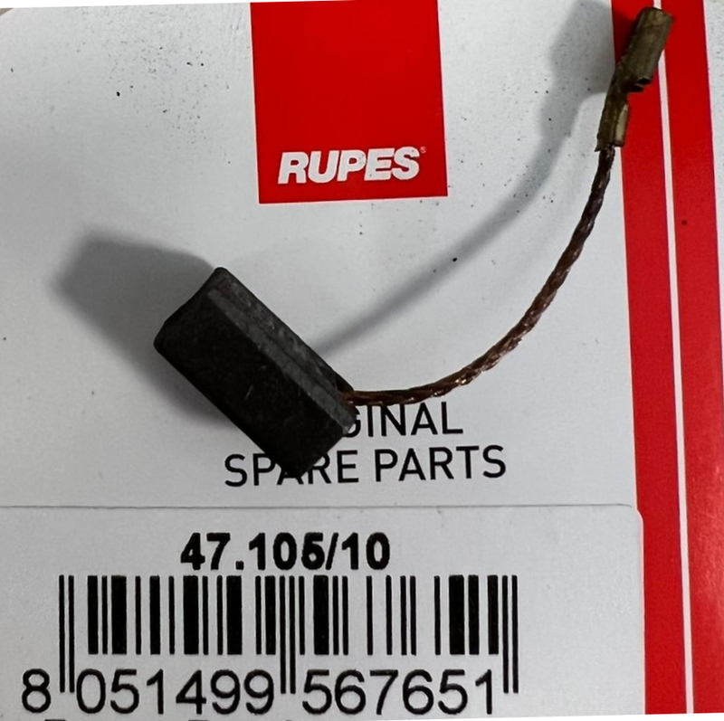 Carbon Brushes RUPES BA215 47.105 2 Pieces