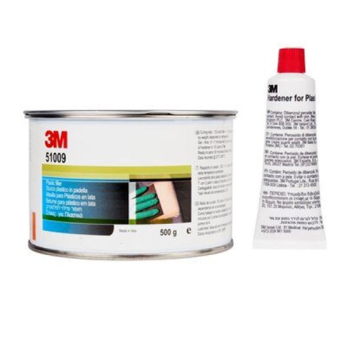 3M 51009 Stucco Per Plastiche BiComponente In Padella 500Gr