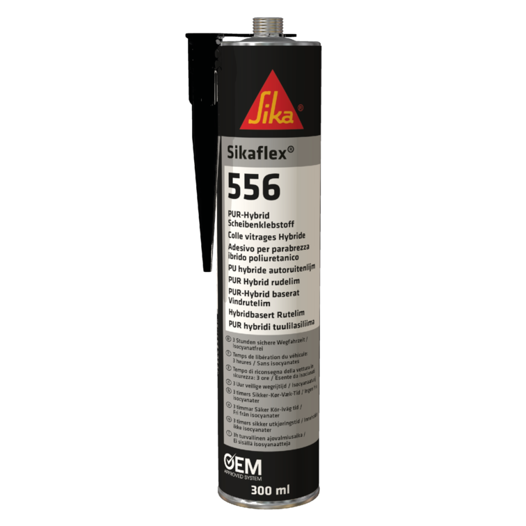 Sikaflex Sika 556 OEM Adhésif pour pare-brise sans isocyanate 300 ml Noir