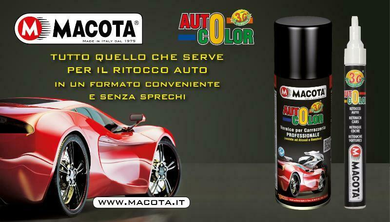 MACOTA Auto Color Vernice Spray per Ritocco Professionale 46 Colori Carrozzeria