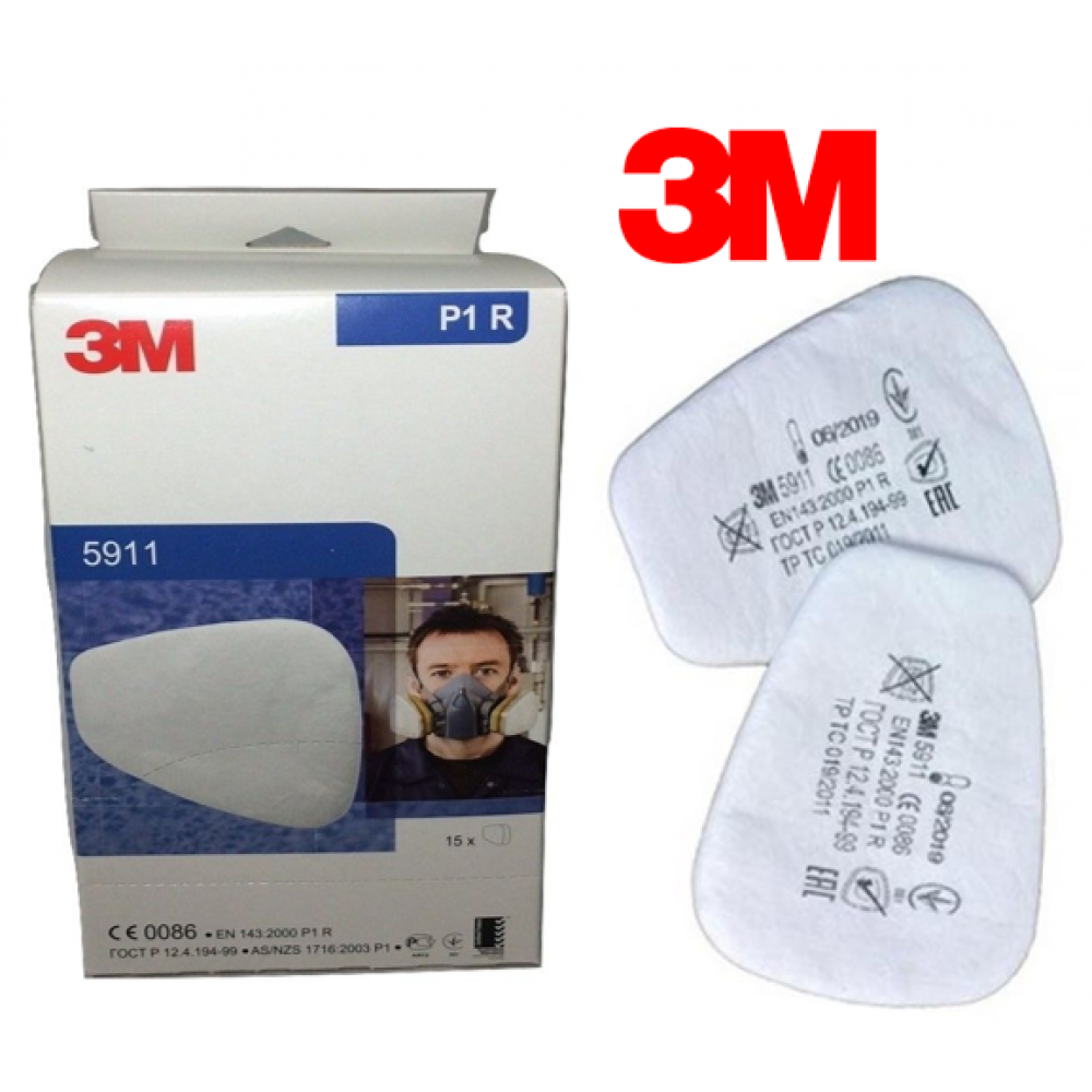 3M 5911 Prefilter For 6000 Series Masks Particulate Filter P1 R