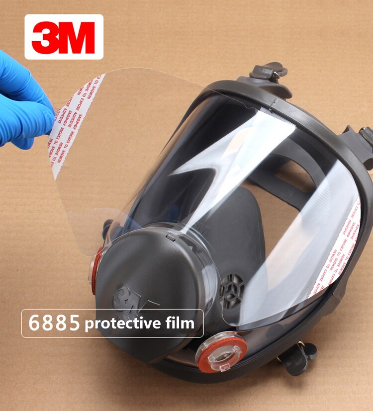 3M Reusable Respirator Full Facepiece Faceshield Stacked Cover 6800 Screen Protector 6885